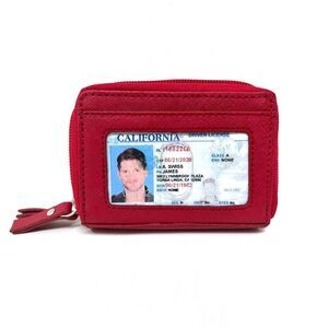 Alpine Swiss Womens Accordion Organizer Wallet Leather Credit Card Case ID